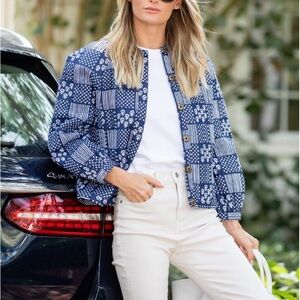 Julia Amory The Devon Jacket Stonington Patchwork